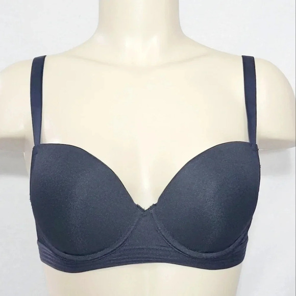 34C Maidenform SE1103 Self Expressions Bonded Push Up UW Bra Black New with Tag - Picture 1 of 7